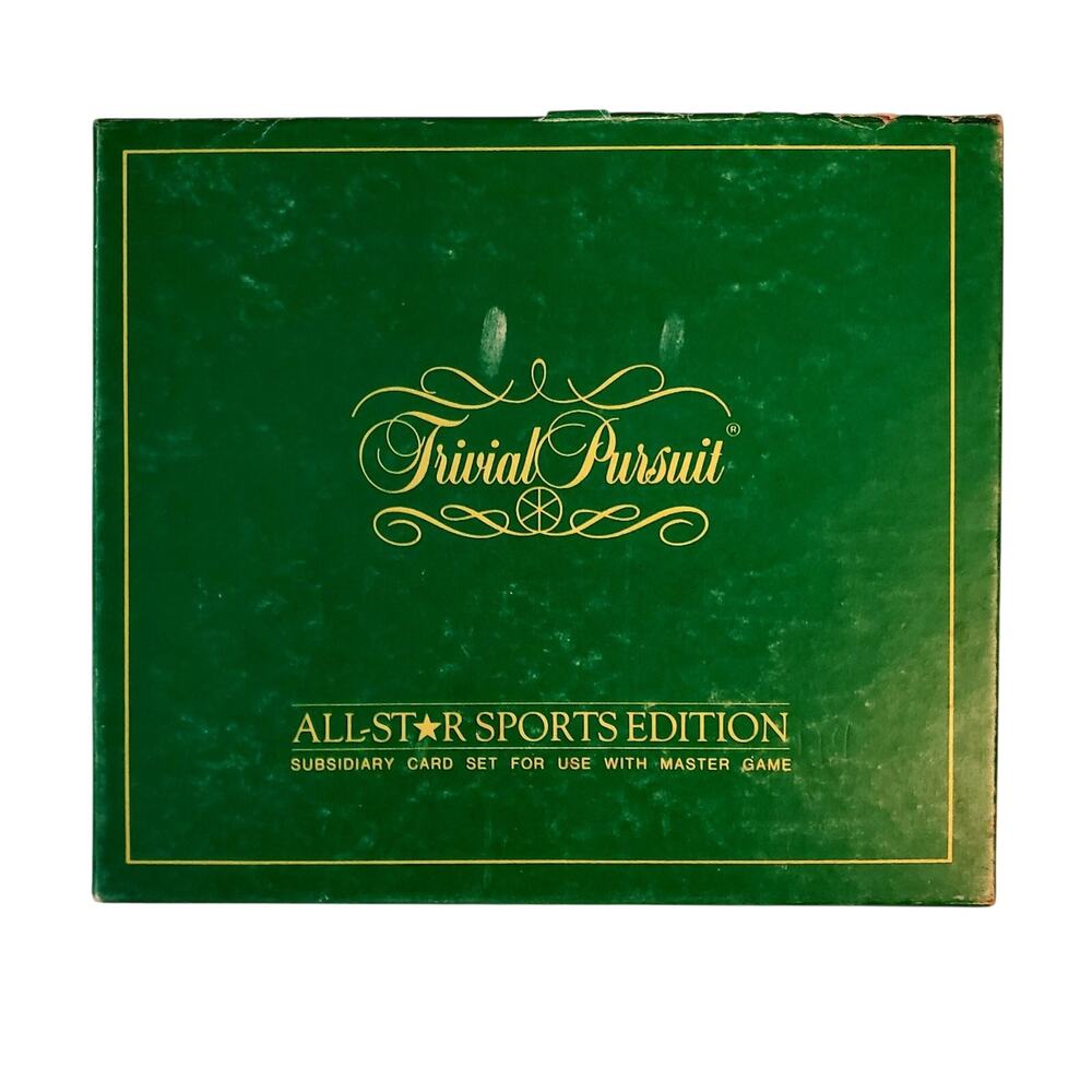 Trivial Pursuit Master Game Genus Edition & All-Star Sports Edition All Complete